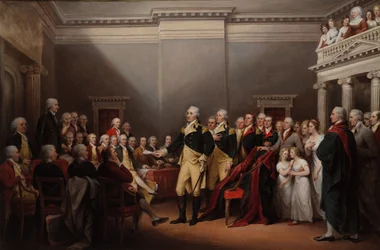 Der Rücktritt General Washingtons, 23. Dezember 1783