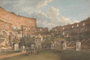 Innenansicht des Kolosseums, Rom