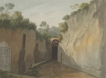 Eingang zur Grotte von Posillipo, Neapel, 1778-79