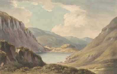 Llyn Geirionedd nicht weit von Trefriew, am Fluss Conway, Carnarvonshire