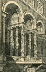 Zentrale Nische im Hauptquadranten, ca. 1860er, 1881