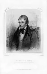 Sir Walter Scott, 1. Baronet, schottischer Historienromanautor und Dichter, 1870