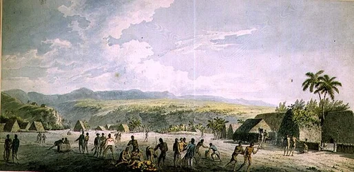 Ein Binnenblick in Atooi