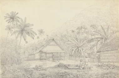 Ansicht der Insel Krakatau
