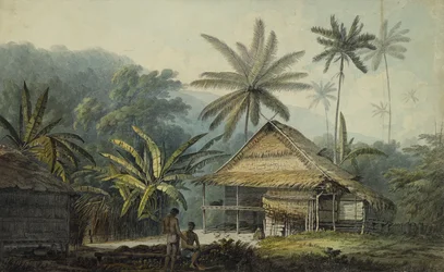 Ansicht der Insel Krakatoa