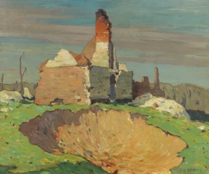 Ein Granatloch, 1914-19