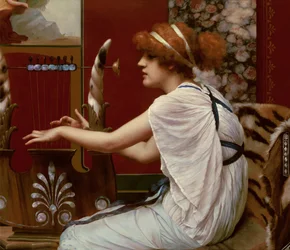 Die Muse Erato an ihrer Leier, 1895