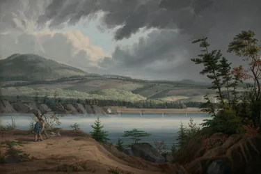Blick auf Cohoes, ca. 1820