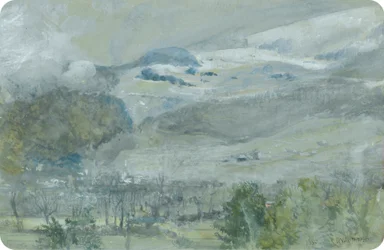 Schweizer Tal-Landschaft