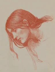 Phyllis und Demophoon Studie, ca. 1897