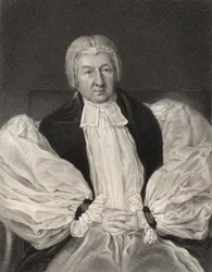 Herbert Marsh, Lord Bischof von Peterborough, graviert von John Cochran, aus 