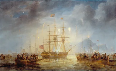 Königin Victorias Ankunft in Edinburgh