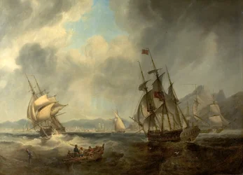 Szene im Mittelmeer, 1842
