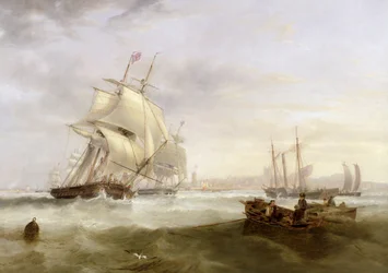 Schiffe vor Hartlepool