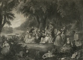 Das Picknick am 4. Juli, ca. 1864