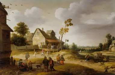 Dorfszene