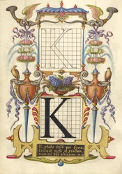 Anleitung zum Konstruieren des Buchstabens K