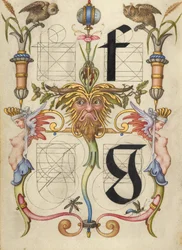 Anleitung zum Konstruieren der Buchstaben f und g