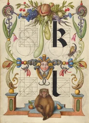 Anleitung zum Konstruieren der Buchstaben k und l
