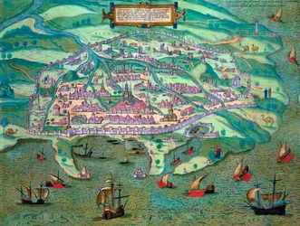 Karte von Alexandria, Ägypten