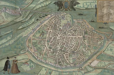 Karte von Avignon, aus 