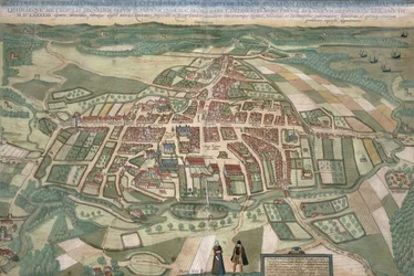Karte von Odense, aus 