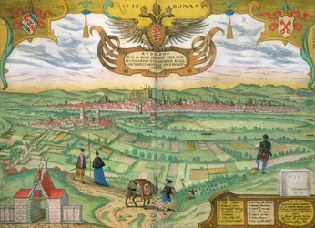 Karte von Regensburg, aus 