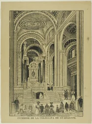 Innenraum der Kollegiatkirche von Guadalupe
