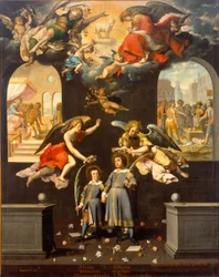 Die Heiligen Justus und Pastor