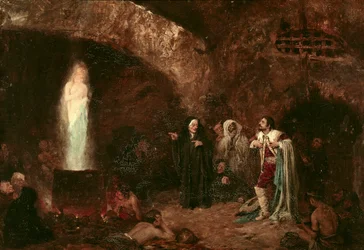 „Die Hexen oder Faust“ Illustration für das Werk von Johann Wolfgang von Goethe (1749-1832)