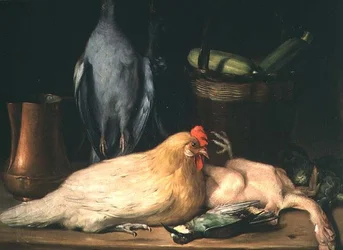 Stillleben mit Huhn