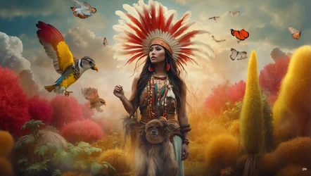 Traumhafte Szene - Indianisch 03