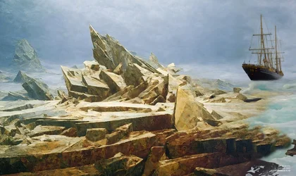 JJM rekreiert Friedrich-C-D: Das Eismeer (vor dem Unglück)