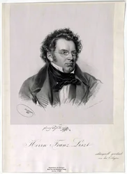 Franz Schubert Lithografie