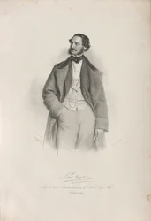 Porträt des Tänzers, Choreografen und Ballettmeisters Paul Taglioni 1808-1884