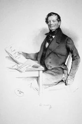 Porträt des Komponisten Anton Diabelli, 1781-1858, 1841