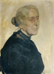 Porträt einer alten Dame