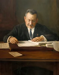 Porträt von Enric Prat de la Riba (1870-1917), katalanischer nationalistischer Politiker, 20. Jahrhundert