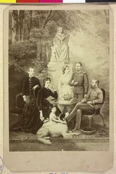 Kaiser von Österreich mit Familie Franz Joseph I.