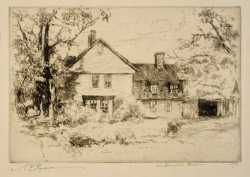 In der Deerfield Straße (Altes Haus in Deerfield)