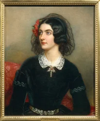 Porträt von Maria Dolores Elisa Gilbert, bekannt als Lola Montez