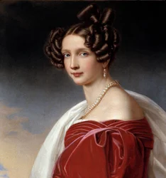 Porträt von Sophie Friederike, Prinzessin von Bayern und Erzherzogin von Österreich (1805-1872)