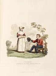 Kinder des Royal Military Asylum, Chelsea, 1813