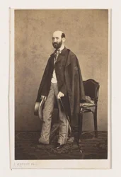 Porträt des Malers Bodin, ganzfigurig