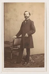 Porträt des Malers Joseph Bellemans, ganzfigurig