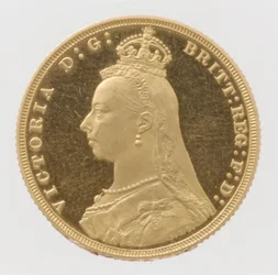 Queen Victoria Jubiläumskopf-Proof-Souverän, 1887