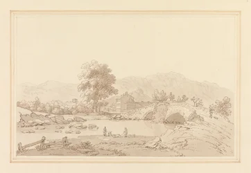 Nordeingang zu Keswick & Brücke