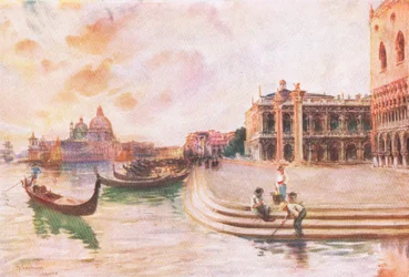 Der Molo, Venedig, aus Hutchinsons Picturesque Europe, veröffentlicht von Hutchinson & Son, ca. 1930