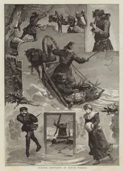 Winter-Skizzen in Südrussland