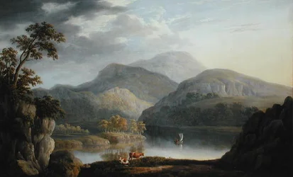 Eine Landschaft in den Seen